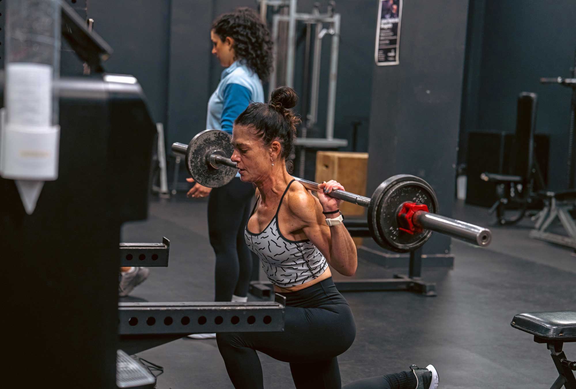 Woman doing squats
